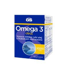 GS Omega 3 citrus, 60+30 kapslí
