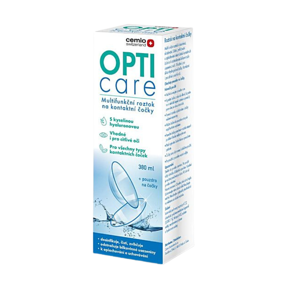 Levně Cemio OPTIcare, multifunkční roztok na kontaktní čočky, 380 ml
