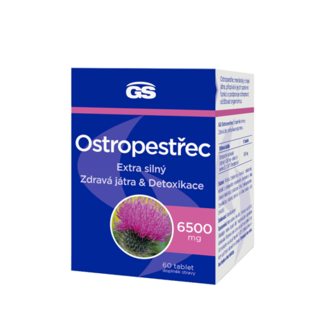 GS Ostropestřec 6500 mg, 60 tablet