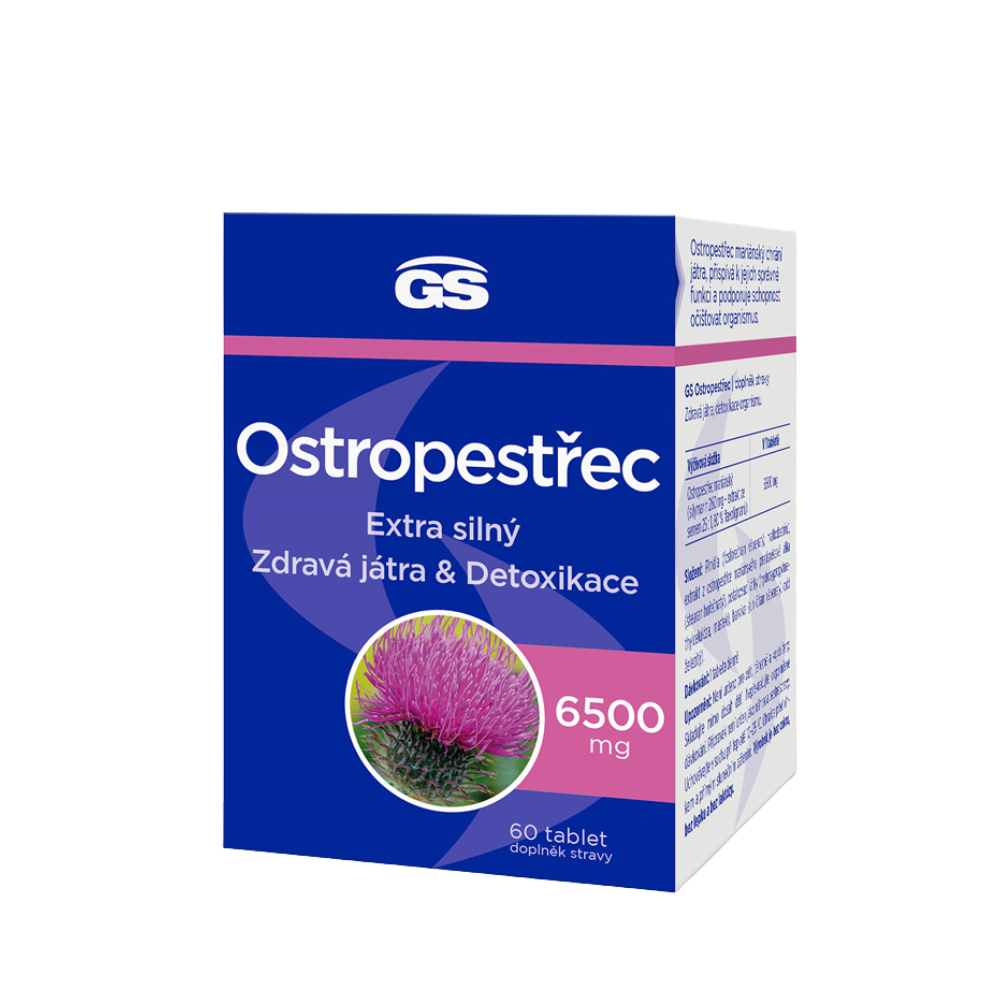 Levně GS Ostropestřec 6500 mg, 60 tablet