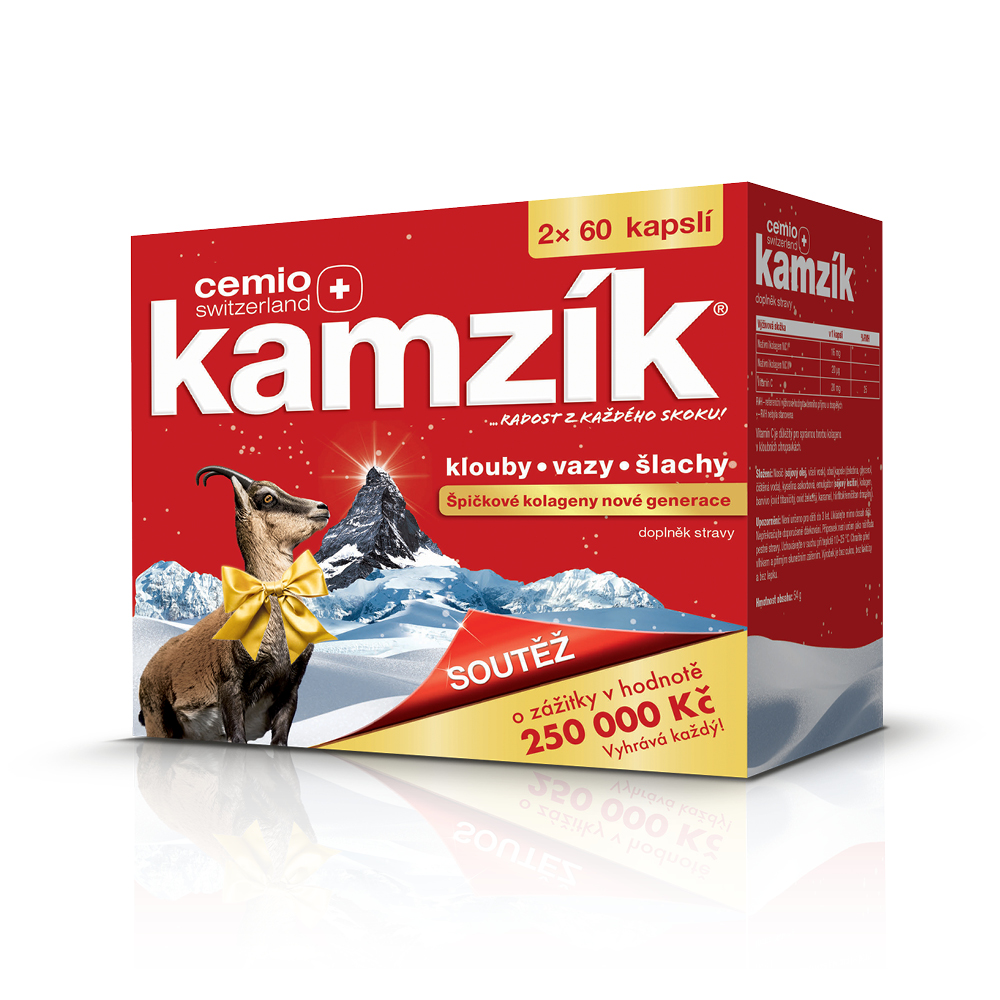 Cemio Kamzík® 120 kapslí, dárkové balení