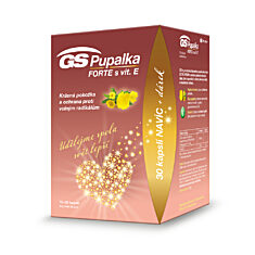 GS Pupalka FORTE s vitaminem E, 70+30 kapslí, dárkové balení 2021