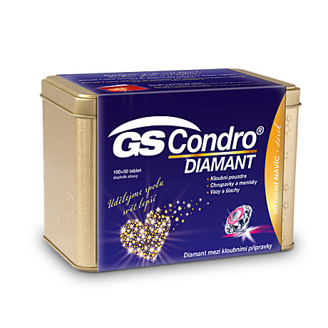 GS Condro® DIAMANT, 100+50 tablet, dárkové balení 2021