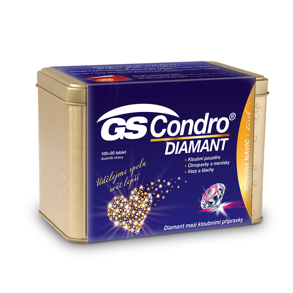 GS Condro® DIAMANT, 100+50 tablet, dárkové balení