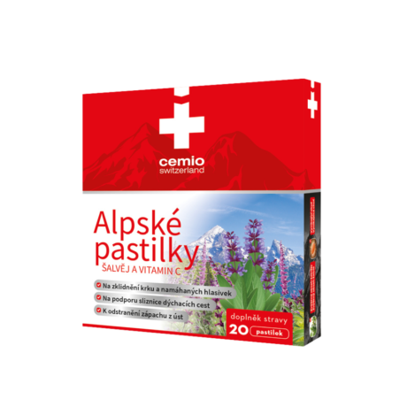 Cemio Alpské pastilky, 20 pastilek