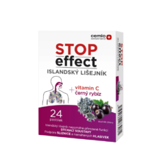 STOP effect pastilky, islandský lišejník, 24 pastilek