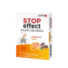 STOP effect pastilky, šalvěj lékařská, 24 pastilek