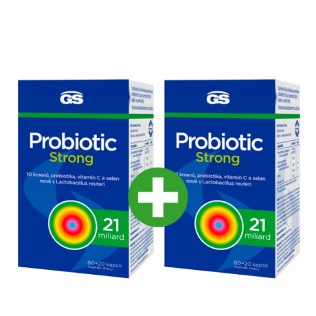 GS Probiotic Strong, 60+20 kapslí, 1+1 ZDARMA