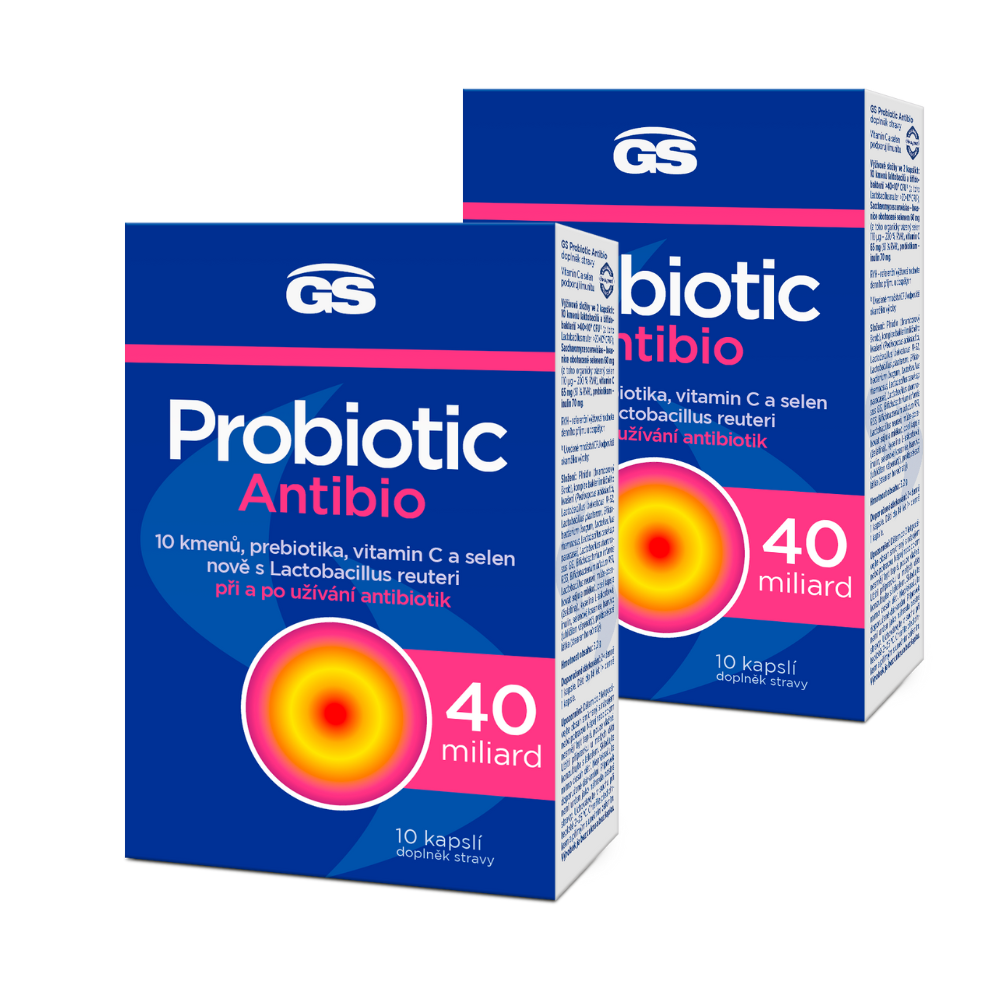Levně GS Probiotic Antibio, 2 × 10 kapslí