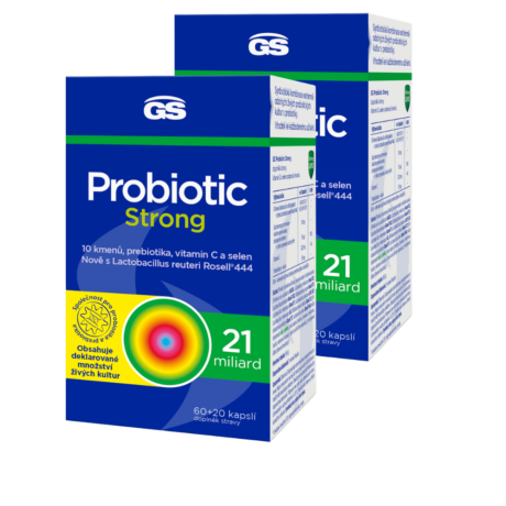 GS Probiotic Strong, 2 × 80 kapslí