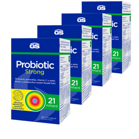 GS Probiotic Strong, 4 × 80 kapslí