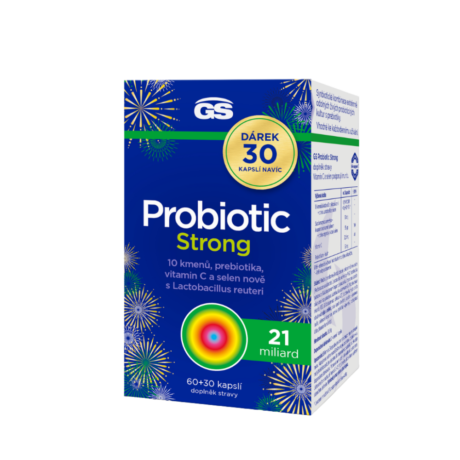 GS Probiotic Strong, 60+30 kapslí, dárkové balení 2025