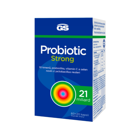 GS Probiotic Strong, 60+20 kapslí