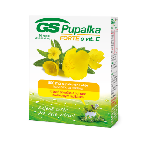 GS Pupalka FORTE s vitaminem E, 30 kapslí