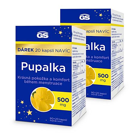 GS Pupalka, 2 x 90+20 kapslí NAVÍC, dárkové balení 2023