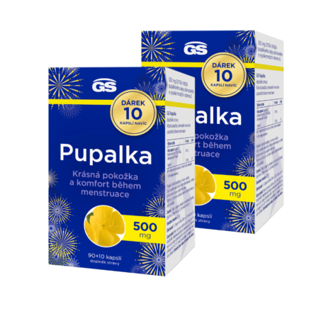 GS Pupalka, 2 x 90+10 kapslí NAVÍC, dárkové balení 2025