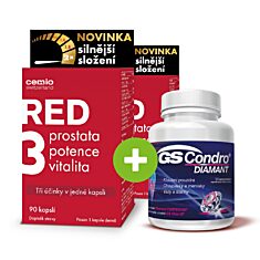 Cemio RED3® silnější, 180 kapslí