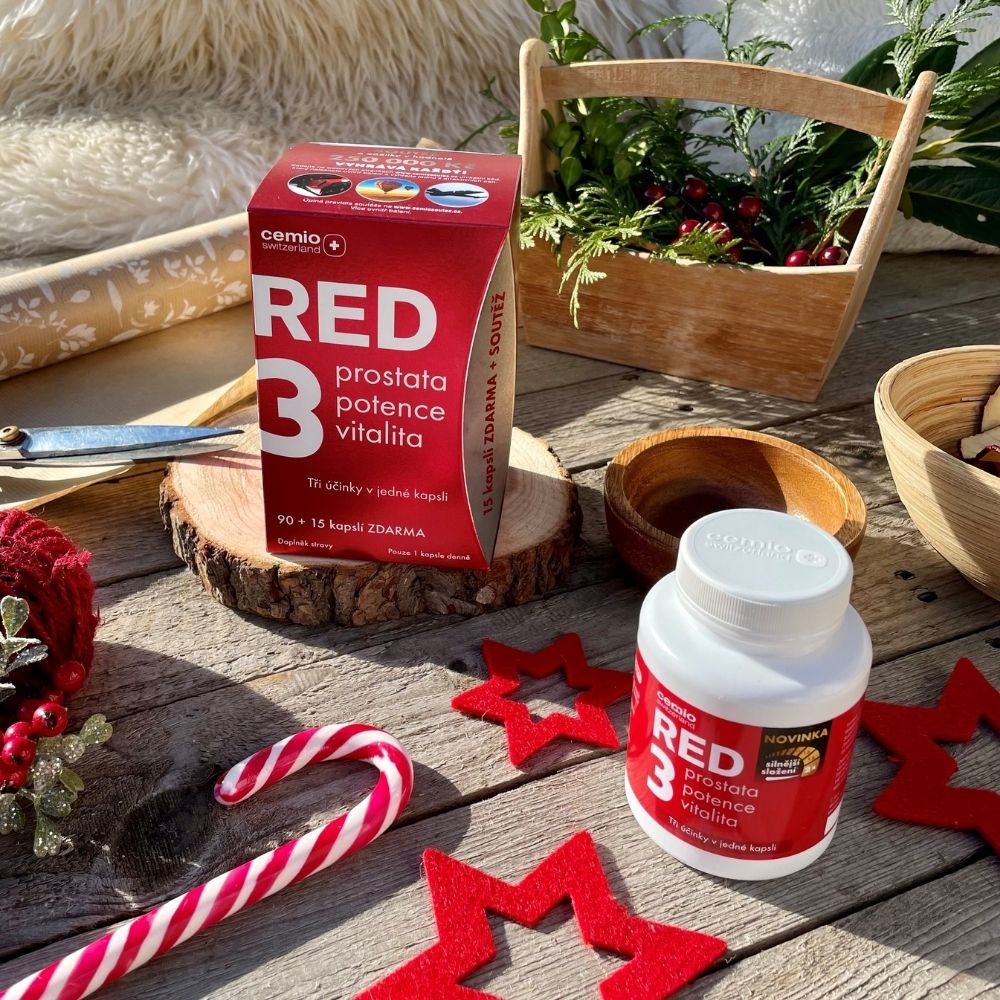 Cemio RED3®, 90+15 kapslí, dárkové balení