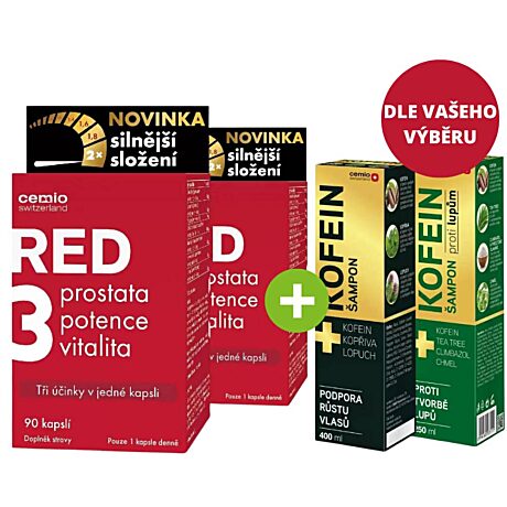 Cemio RED3® silnější, 180 kapslí