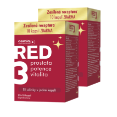 Cemio RED3®, 90+10 kapslí NAVÍC, dárkové balení