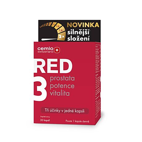 Cemio RED3® silnější, 30 kapslí