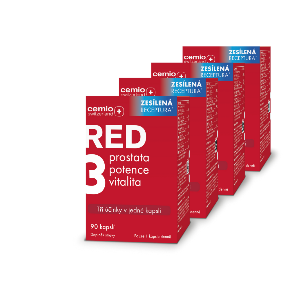 Cemio RED3®, 360 kapslí, NOVÝ