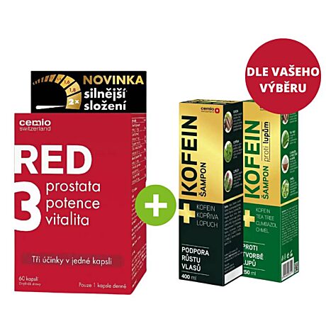 Cemio RED3® silnější, 60 kapslí