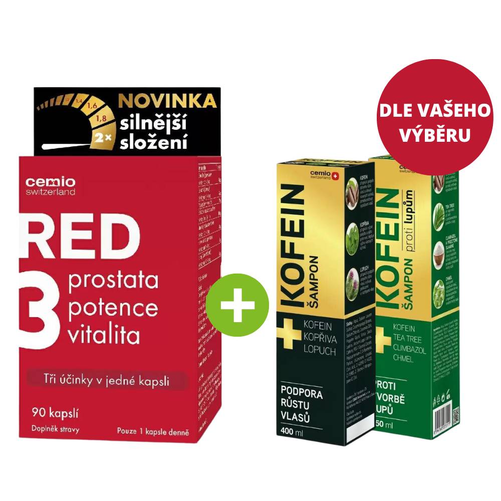 Cemio RED3® silnější, 90 kapslí