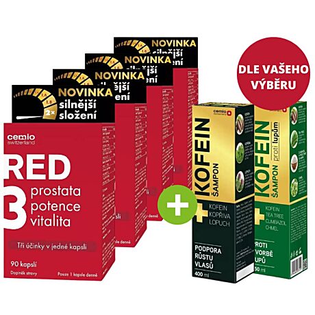Cemio RED3® silnější, 360 kapslí