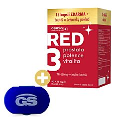 Cemio RED3®, 90 + 15 kapslí NAVÍC, soutěžní balení
