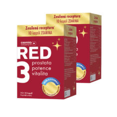 Cemio RED3®, 2 x 90 + 10 kapslí, soutěžní balení