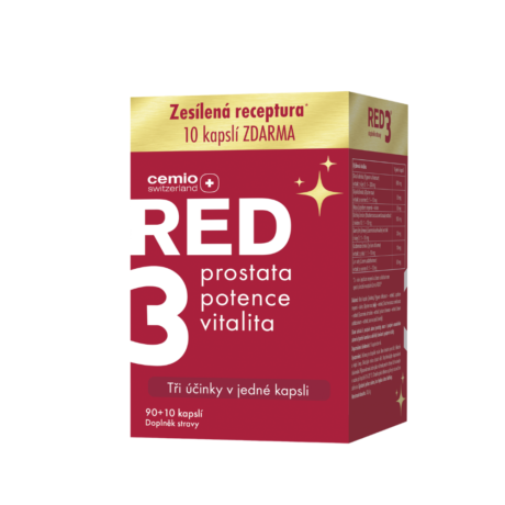 Cemio RED3®, 90+10 kapslí NAVÍC, dárkové balení
