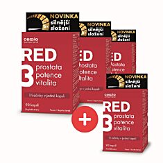 Cemio RED3® silnější, 90 kapslí – 3+1 ZDARMA