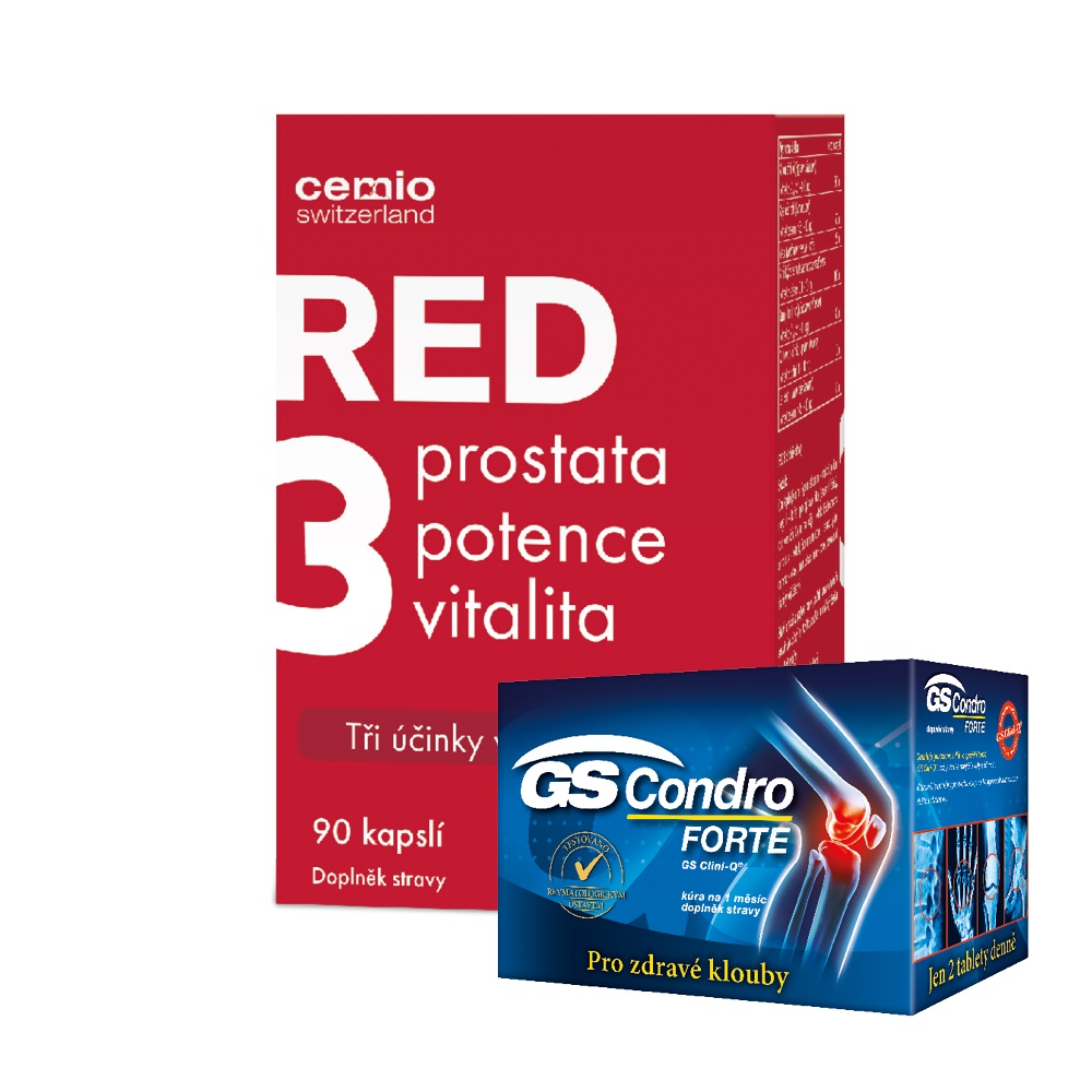 Cemio RED3®, 90 kapslí s dárkem