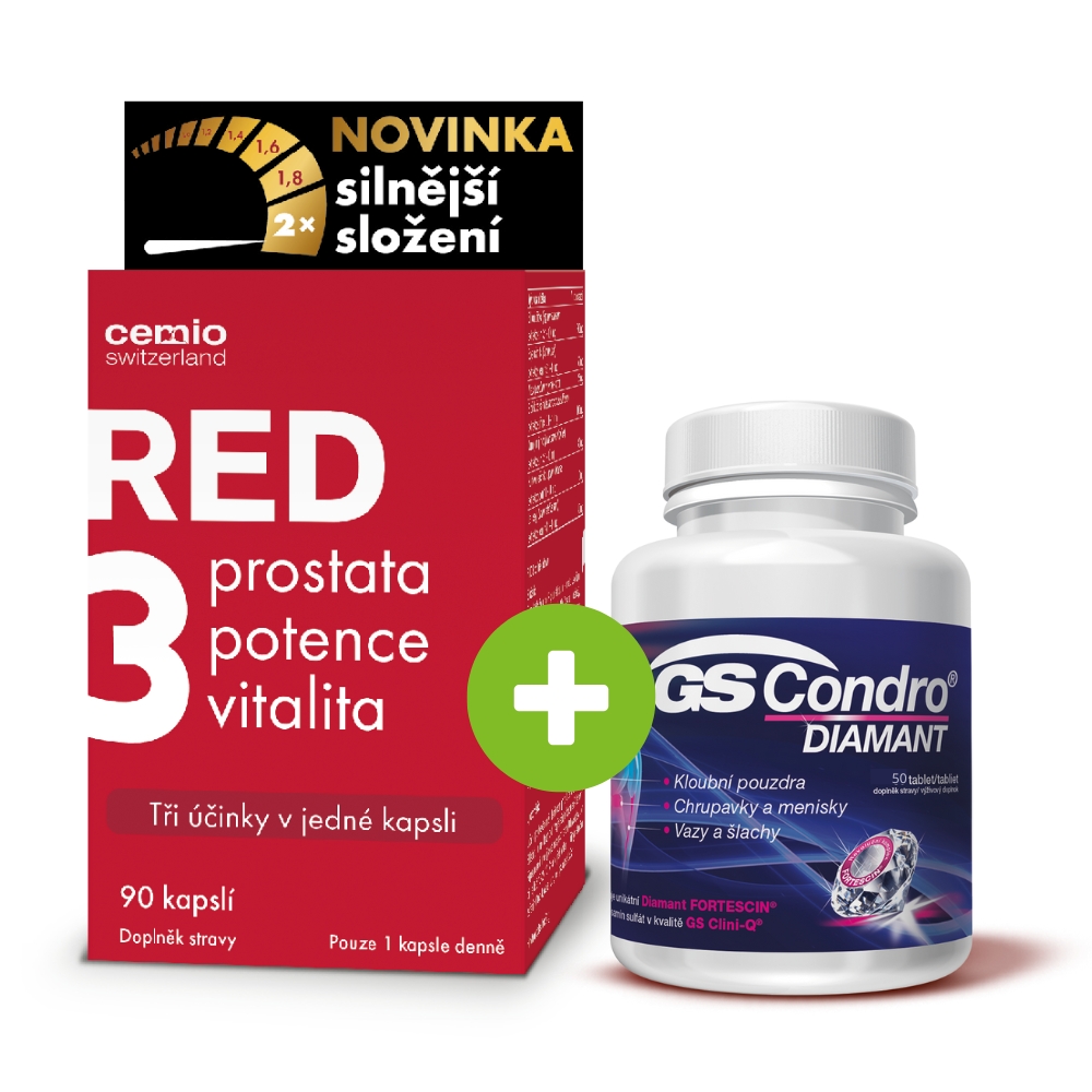 Cemio RED3® silnější, 90 kapslí