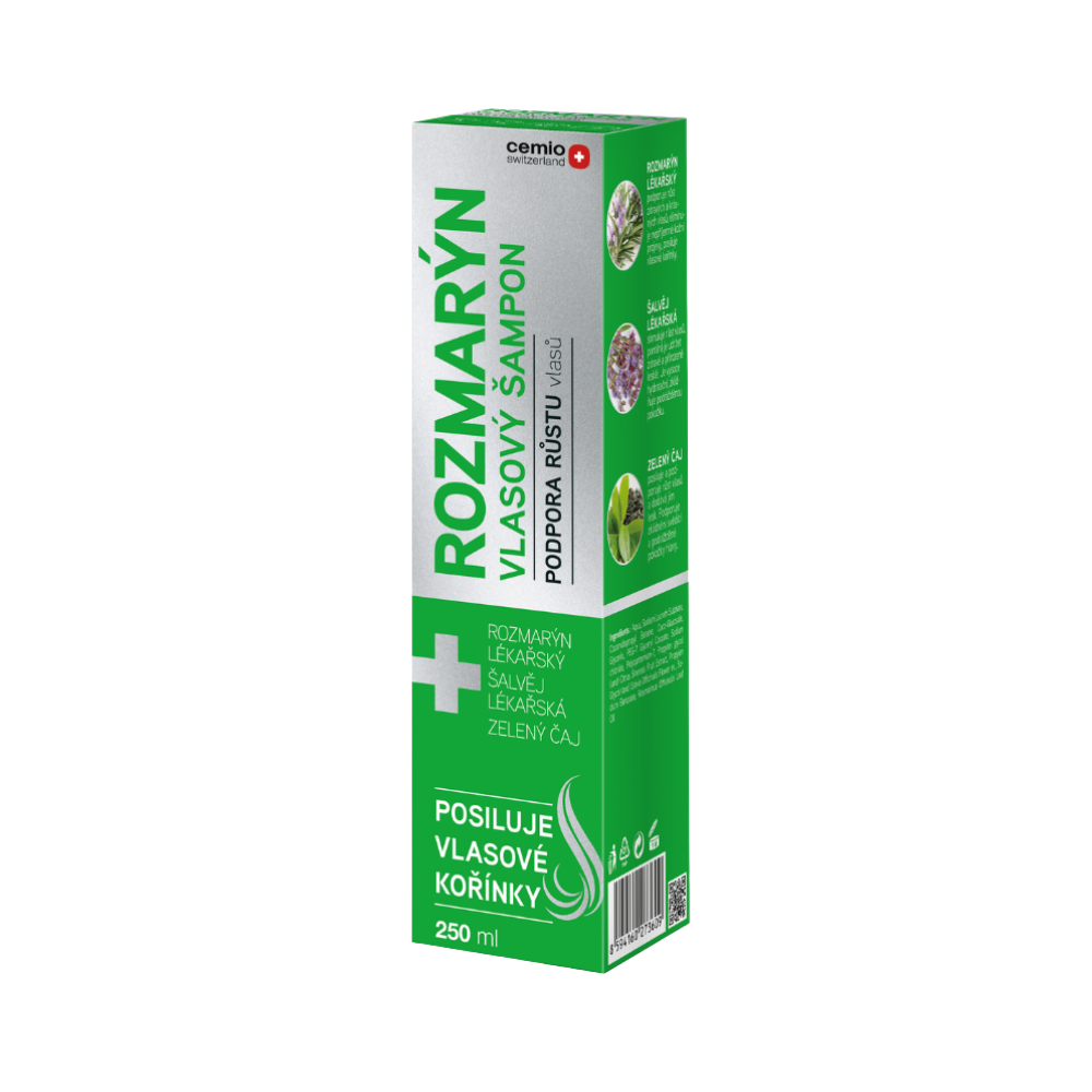 Levně Cemio ROZMARÝN šampon pro podporu růstu vlasů, 250 ml