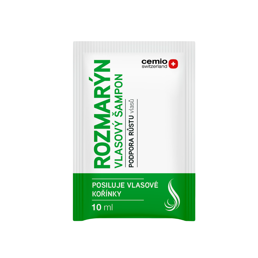 Cemio ROZMARÝN šampon pro podporu růstu vlasů, 10 ml