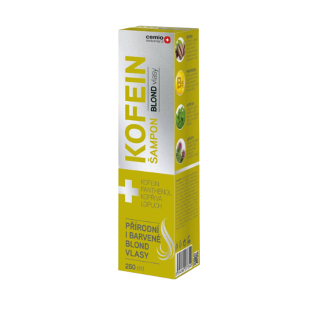 Cemio KOFEIN šampon pro blond vlasy, 250 ml