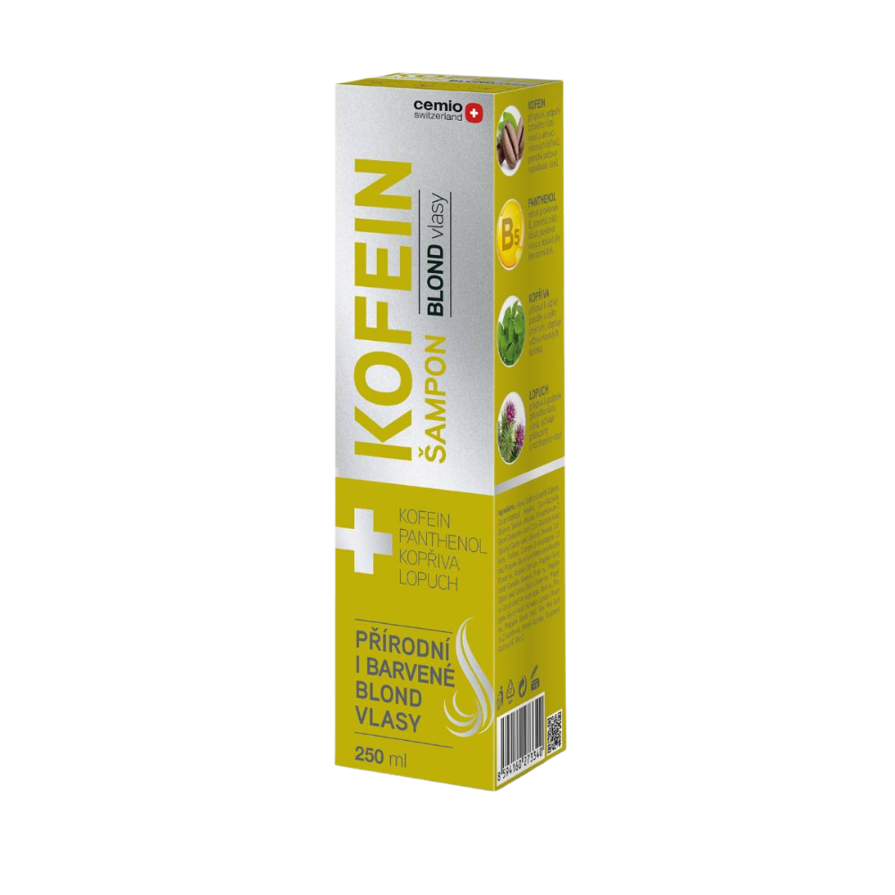 Levně Cemio KOFEIN šampon pro blond vlasy, 250 ml