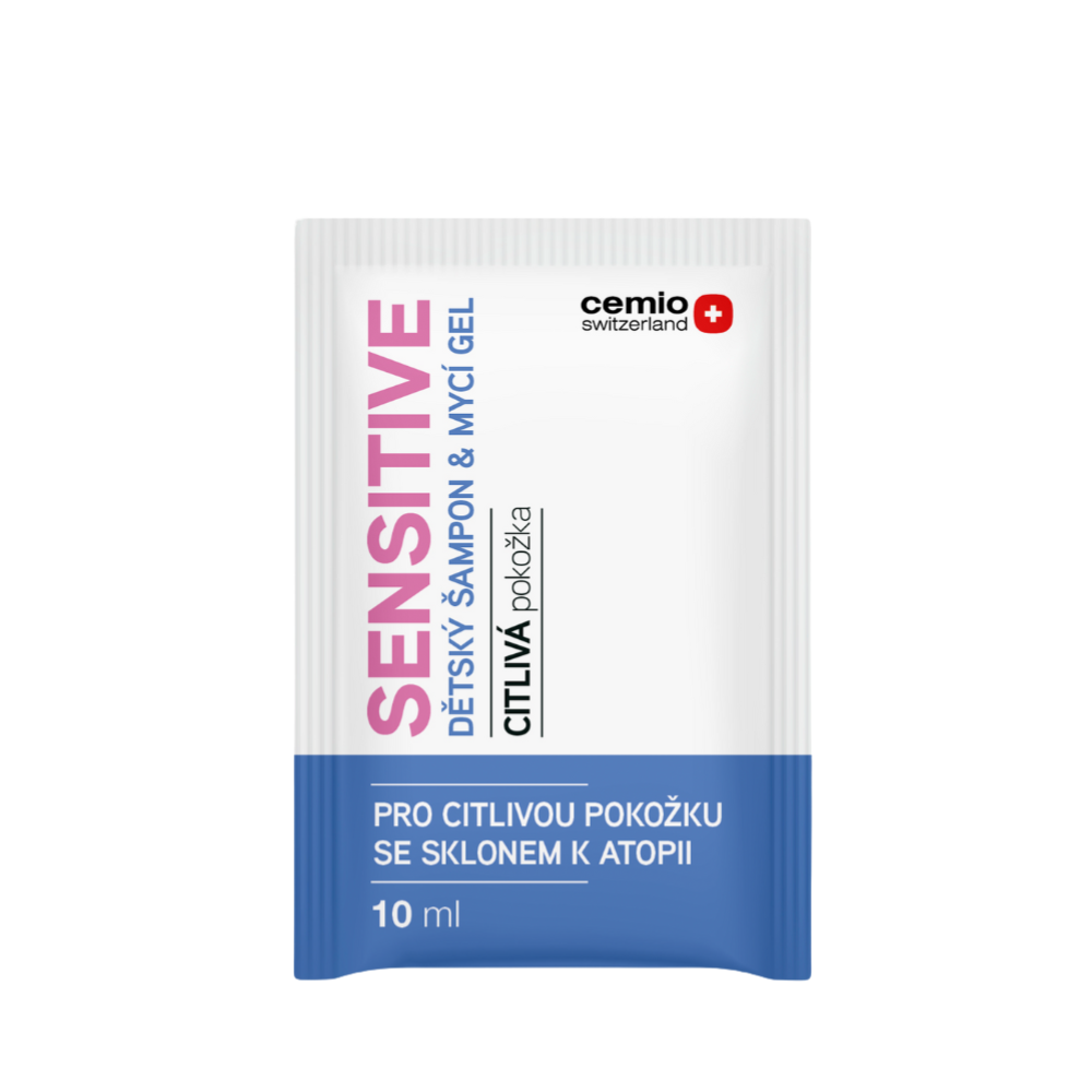Levně Cemio SENSITIVE dětský šampon a mycí gel, 10 ml