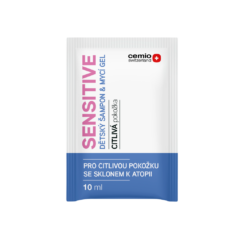 Cemio SENSITIVE dětský šampon a mycí gel, 10 ml