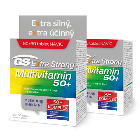 GS Extra Strong Multivitamin 50+, 2 × 120 tablet