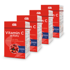 GS Vitamin C 1000 se šípky 4 × 120 tablet