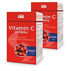 GS Vitamin C 1000 se šípky 2 × 120 tablet