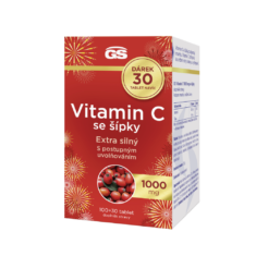 GS Vitamin C1000 se šípky, 100+30 tablet NAVÍC, dárkové balení