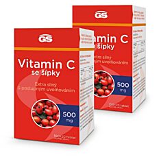 GS Vitamin C 500 se šípky, 2 × 100+20 tablet
