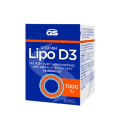 GS Vitamin Lipo D3 1000 IU, 60 kapslí