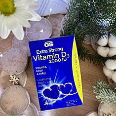 GS Extra Strong Vitamin D3 2000 IU, 90 kapslí, dárkové balení 2022, 2+1 ZDARMA