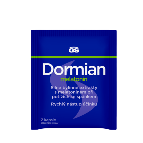 GS Dormian Melatonin, 2 kapsle