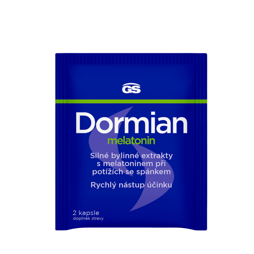 Levně GS Dormian melatonin, 2 kapsle